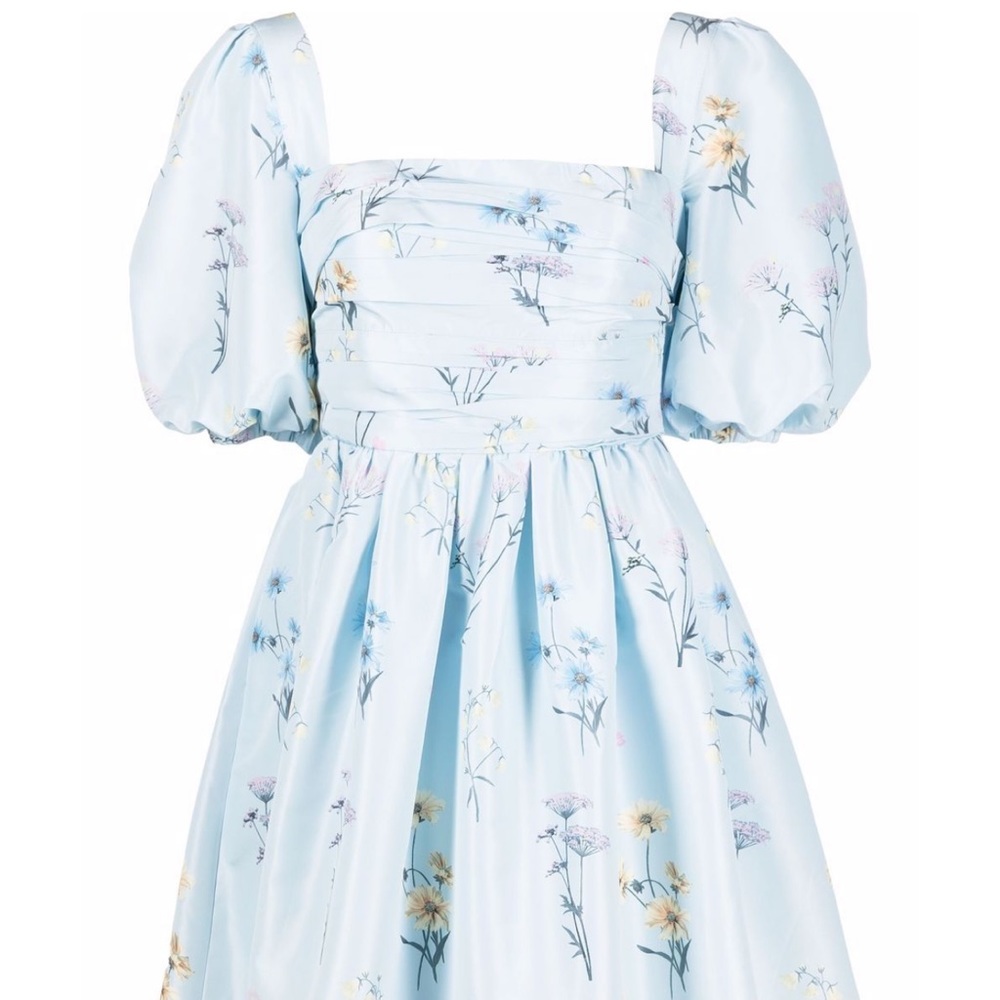 lSelf-Portrait Floral Print Mini Dress Size 0